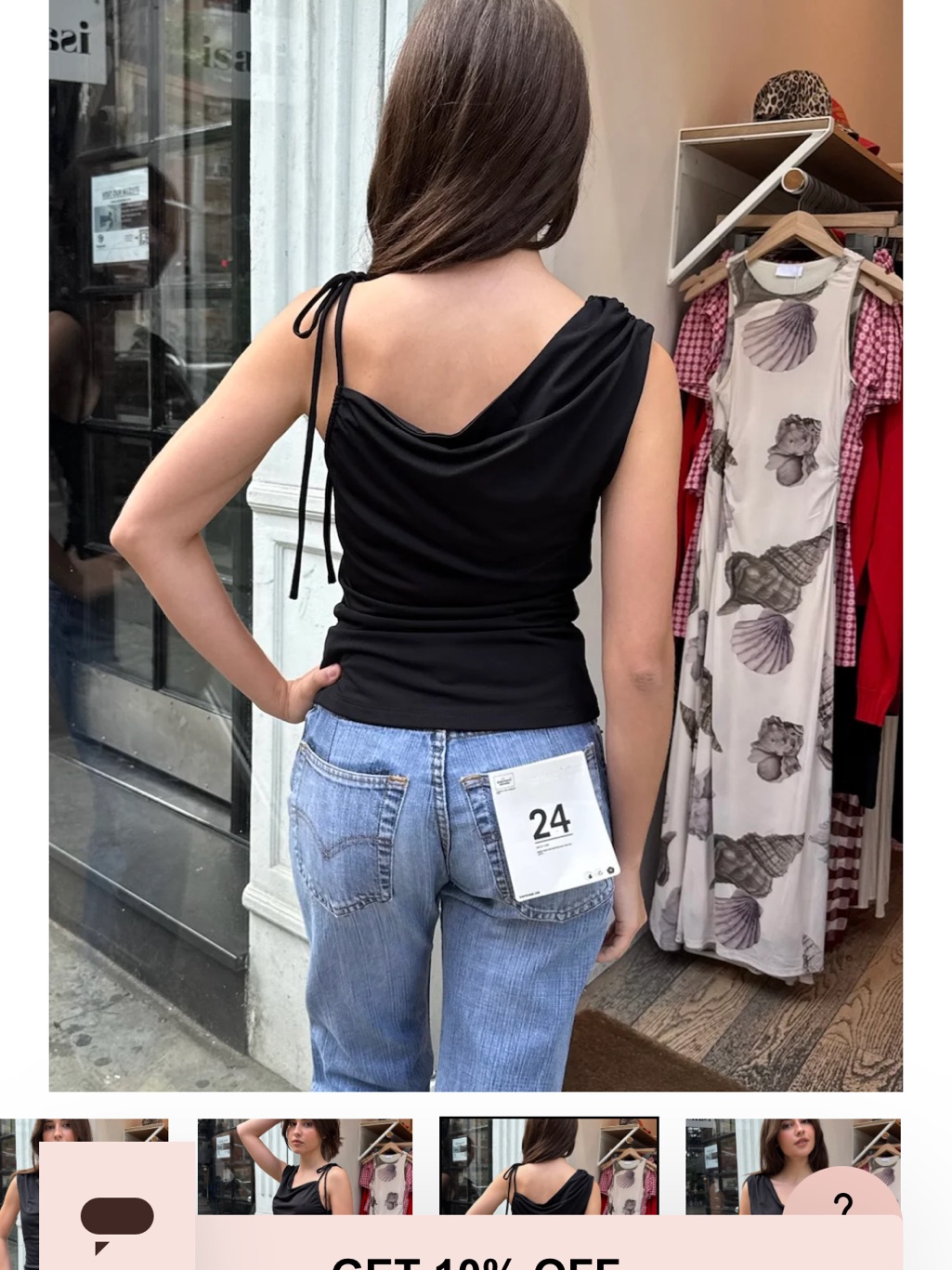 Isalis Kyra Tie Tank Top — image 3 of 8
